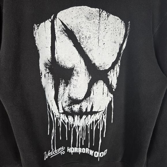 Ice Nine Kills IX Mask Horrorwood Graphic Hoodie Men’s Medium Black - Picture 3 of 10